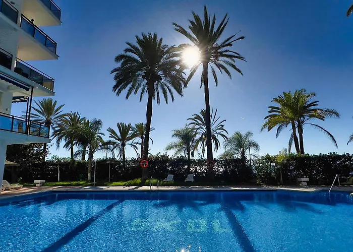 شقة Skol 514 East Facing Duplex With Sea Views ماربيا